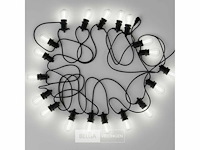 10 meter - e27 - koppelbare prikkabel - ip44 - met stekker (x3) - afbeelding 1 van  6