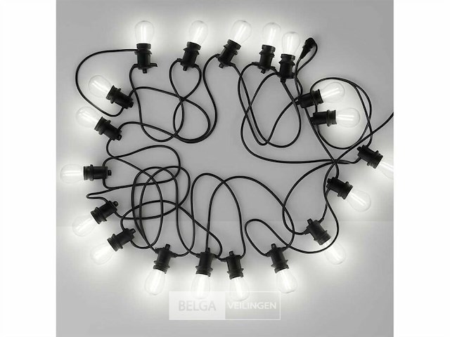 10 meter – e27 – koppelbare prikkabel – ip44 – met stekker (x10) - afbeelding 2 van  6