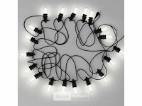 10 meter – e27 – koppelbare prikkabel – ip44 – met stekker (x10) - afbeelding 1 van  6