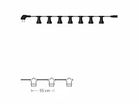 10 meter – e27 – koppelbare prikkabel – ip44 – met stekker (x10) - afbeelding 3 van  6