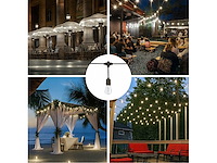 10 meter – e27 – koppelbare prikkabel – ip44 – met stekker (x12) - afbeelding 4 van  4