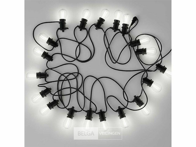 10 meter – e27 – koppelbare prikkabel – ip44 – met stekker (x3) - afbeelding 2 van  6