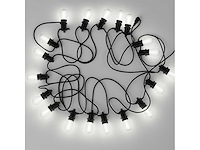 10 meter – e27 – koppelbare prikkabel – ip44 – met stekker (x4) - afbeelding 2 van  4