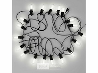 10 meter – e27 – koppelbare prikkabel – ip44 – met stekker (x6) - afbeelding 2 van  6