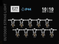 10 meter e27 waterdicht prikkabel koppelbaar (2x) - afbeelding 5 van  7