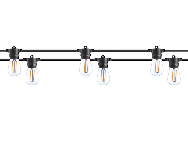 10 meter e27 waterdicht prikkabel koppelbaar (2x) - afbeelding 6 van  7