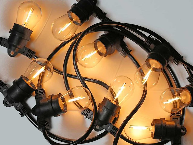 10 meter e27 waterdicht prikkabel koppelbaar(10x) - afbeelding 1 van  6