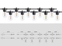 10 meter e27 waterdicht prikkabel koppelbaar(10x) - afbeelding 5 van  6
