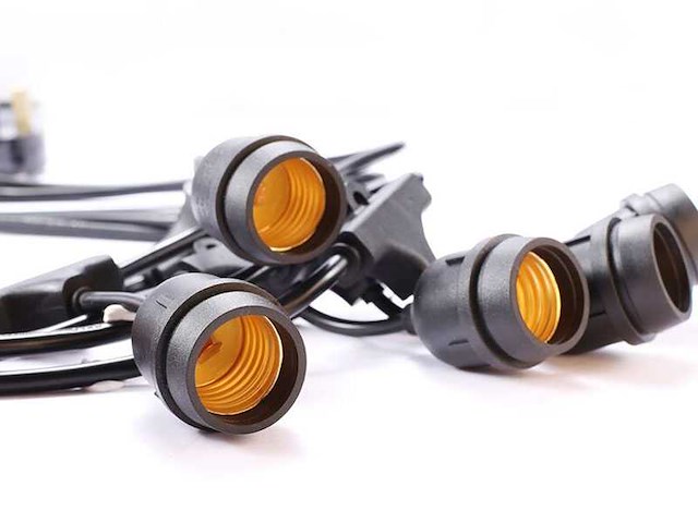 10 meter e27 waterdicht prikkabel koppelbaar(16x) - afbeelding 9 van  9