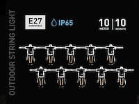 10 meter e27 waterdicht prikkabel koppelbaar(4x) - afbeelding 5 van  6