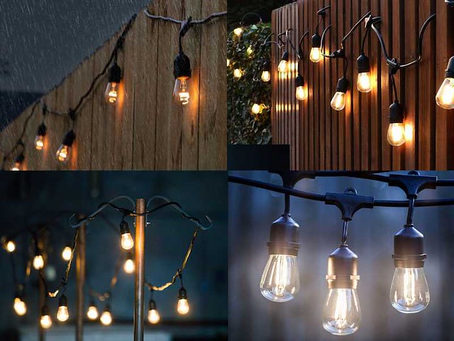 10 meter e27 waterdicht prikkabel koppelbaar(4x) - afbeelding 4 van  7