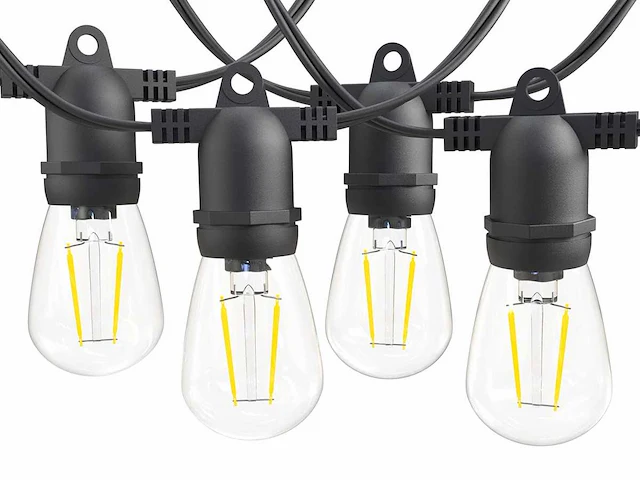 10 meter e27 waterdicht prikkabel koppelbaar(8x) - afbeelding 2 van  6