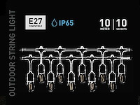 10 meter e27 waterdicht prikkabel koppelbaar(8x) - afbeelding 9 van  9