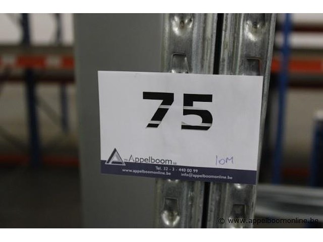 10 meter magazijnrek - afbeelding 4 van  4