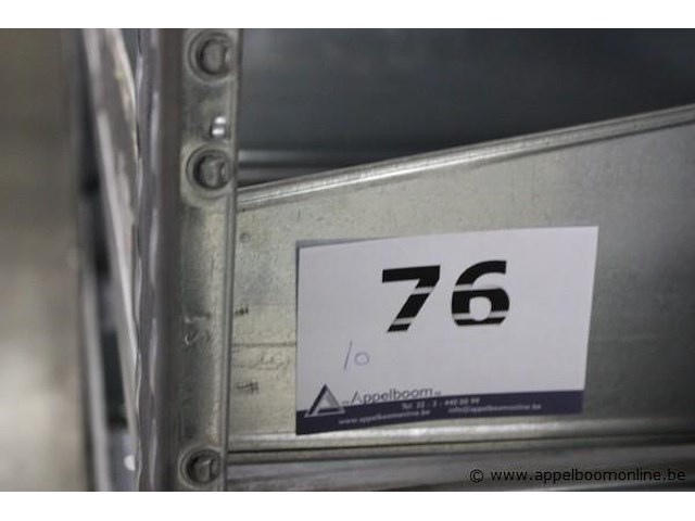 10 meter magazijnrek - afbeelding 4 van  4