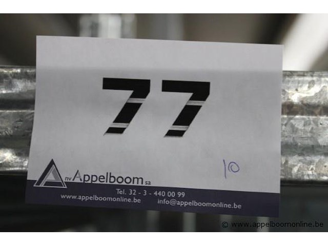 10 meter magazijnrek - afbeelding 3 van  3