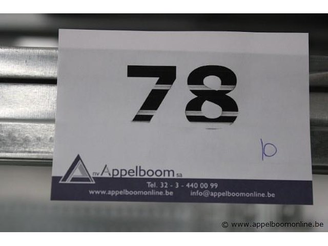 10 meter magazijnrek - afbeelding 2 van  2