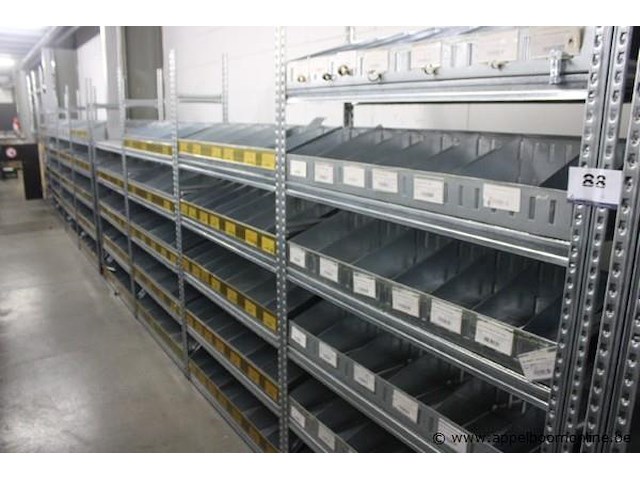 10 meter magazijnrek - afbeelding 1 van  3