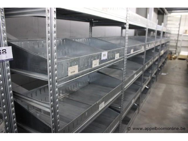 10 meter magazijnrek - afbeelding 1 van  3