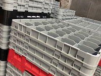 10 modulaire opbergbakken met verhogingen en verdelingen - afbeelding 3 van  6