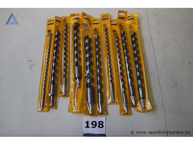 10 nieuwe houtboren dewalt div dia en lengtes - afbeelding 1 van  2