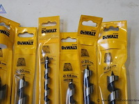 10 nieuwe houtboren dewalt div dia en lengtes - afbeelding 2 van  2