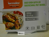 10 ovenschotels met deksel 1000ml - afbeelding 2 van  2