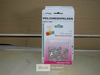 10 pakjes veiligheidsspelden div. maten - afbeelding 1 van  2