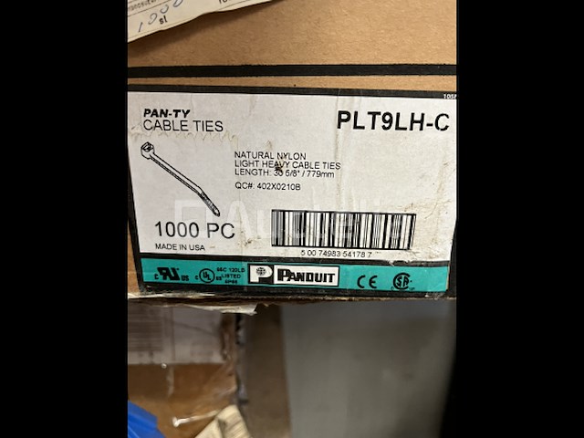 10 pakken a 100 stuks panduit kabelbinders - afbeelding 2 van  4