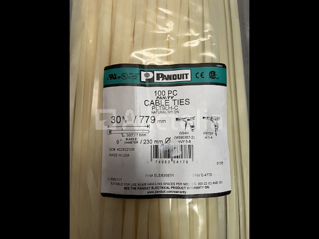 10 pakken a 100 stuks panduit kabelbinders - afbeelding 4 van  4
