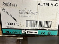10 pakken a 100 stuks panduit kabelbinders - afbeelding 1 van  4