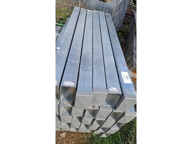 10 palen 6x12cm 100cm , nieuw! - afbeelding 2 van  4
