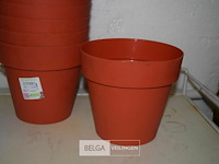 10 plastieken bloempotten - afbeelding 2 van  2