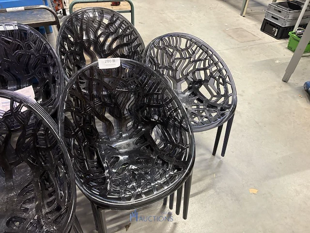 10 pvc tuinstoelen - afbeelding 4 van  4