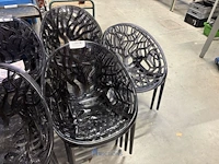 10 pvc tuinstoelen - afbeelding 4 van  4
