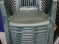 10 pvc tuinstoelen - afbeelding 1 van  1