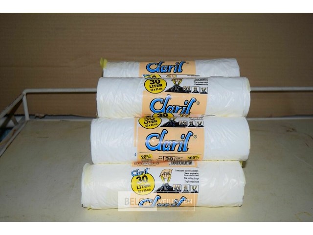10 rollen x30st trekband vuilnisbakken 30l - afbeelding 1 van  2