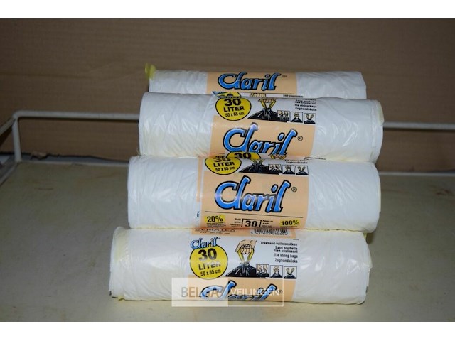 10 rollen x30st trekband vuilnisbakken 30l - afbeelding 1 van  3