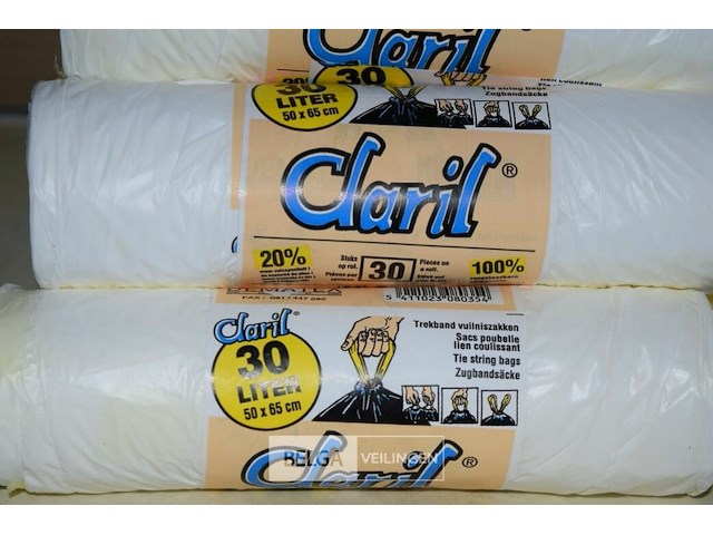 10 rollen x30st trekband vuilnisbakken 30l - afbeelding 2 van  3