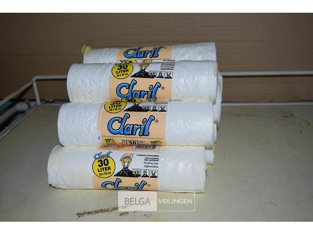 10 rollen x30st trekband vuilnisbakken 30l - afbeelding 1 van  3