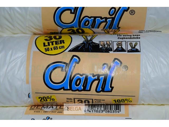 10 rollen x30st trekband vuilnisbakken 30l - afbeelding 2 van  3