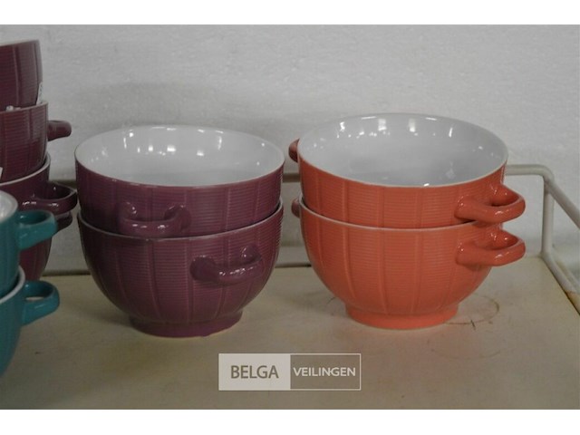 10 soepkommen div kleuren - afbeelding 3 van  3