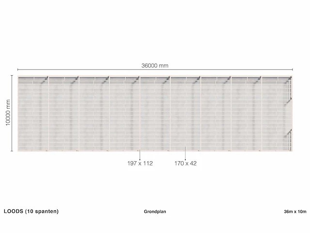 10 spanten - loods 10x36 - afbeelding 35 van  38