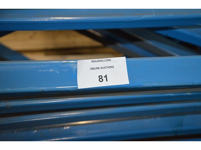10 staandeers blauw afm. 6m hoogte en 1,10m breedte stow - afbeelding 5 van  7