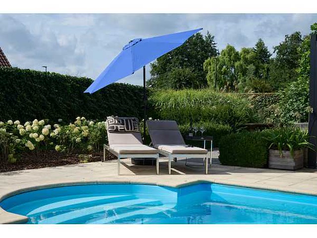 10 stuks - parasol - blauw - afbeelding 1 van  3