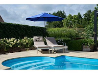 10 stuks - parasol - blauw - afbeelding 4 van  5