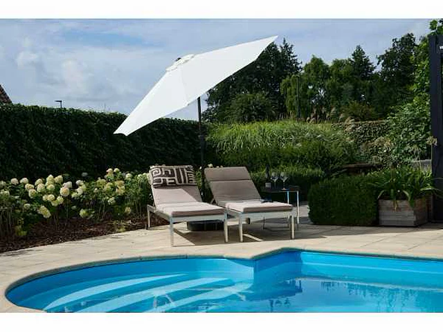10 stuks - parasol - wit - afbeelding 4 van  5