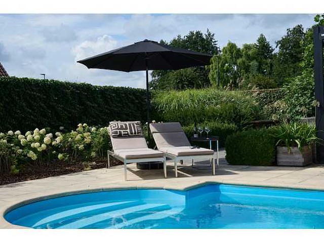10 stuks - parasol - zwart - afbeelding 3 van  6