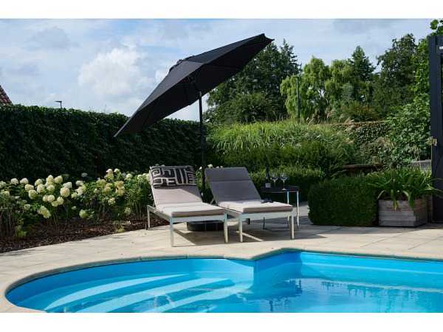 10 stuks - parasol - zwart - afbeelding 1 van  2