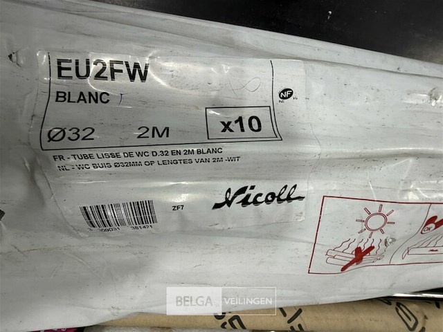 ± 10 stuks wc-buizen - afbeelding 1 van  2